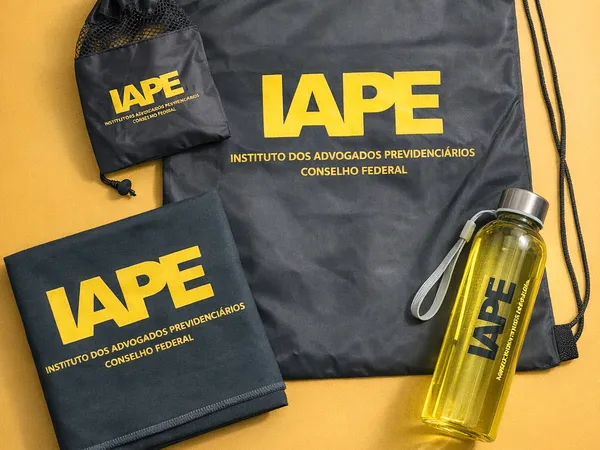 Kit corporativo personalizado pela Hubi para IAPE